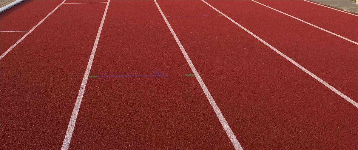 Herstelling kunststof atletiekpiste in PU - Sportinfrabouw NV