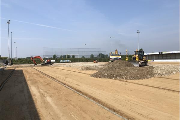 Aménagement terrain de football synthétique - Sportinfrabouw NV