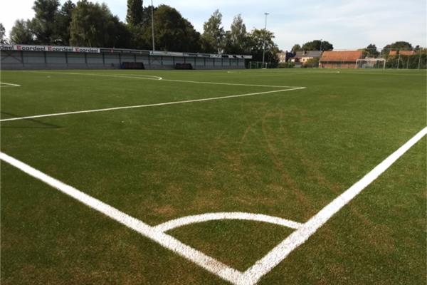 Vervanging kunstgrasmat voetbalveld F (aanleg door Sportinfrabouw in 2005) - Sportinfrabouw NV